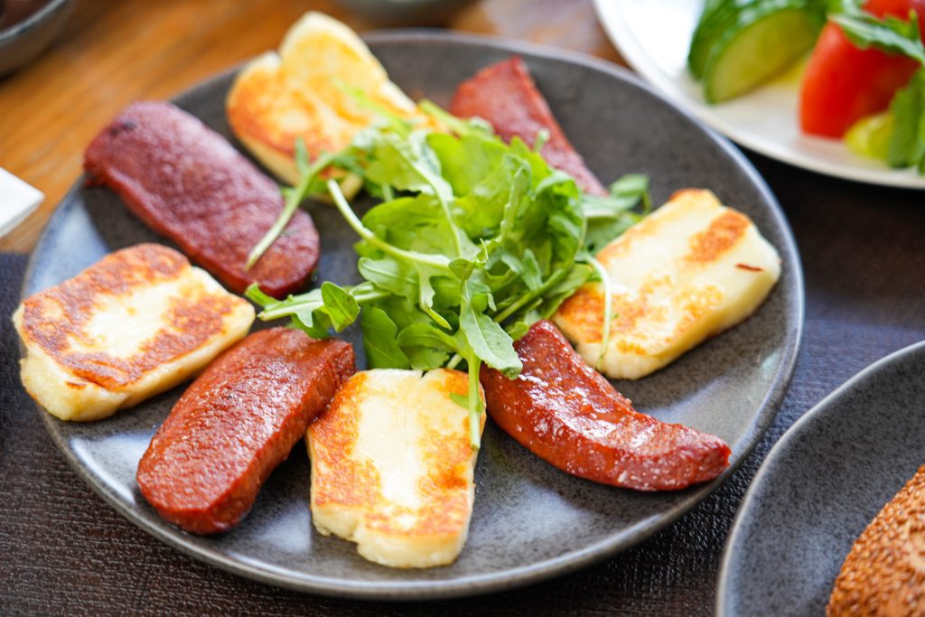 Halloumi and Turkish Sausage