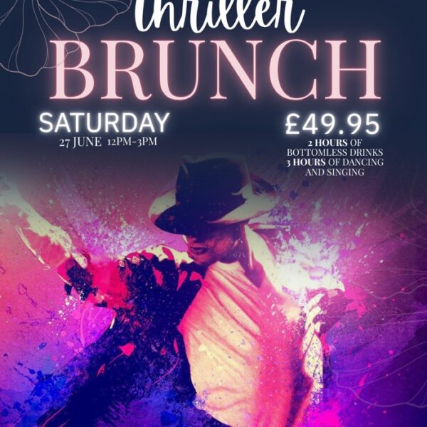 Michael Jackson Bottomless Brunch at Blossom Room Milton Keynes
